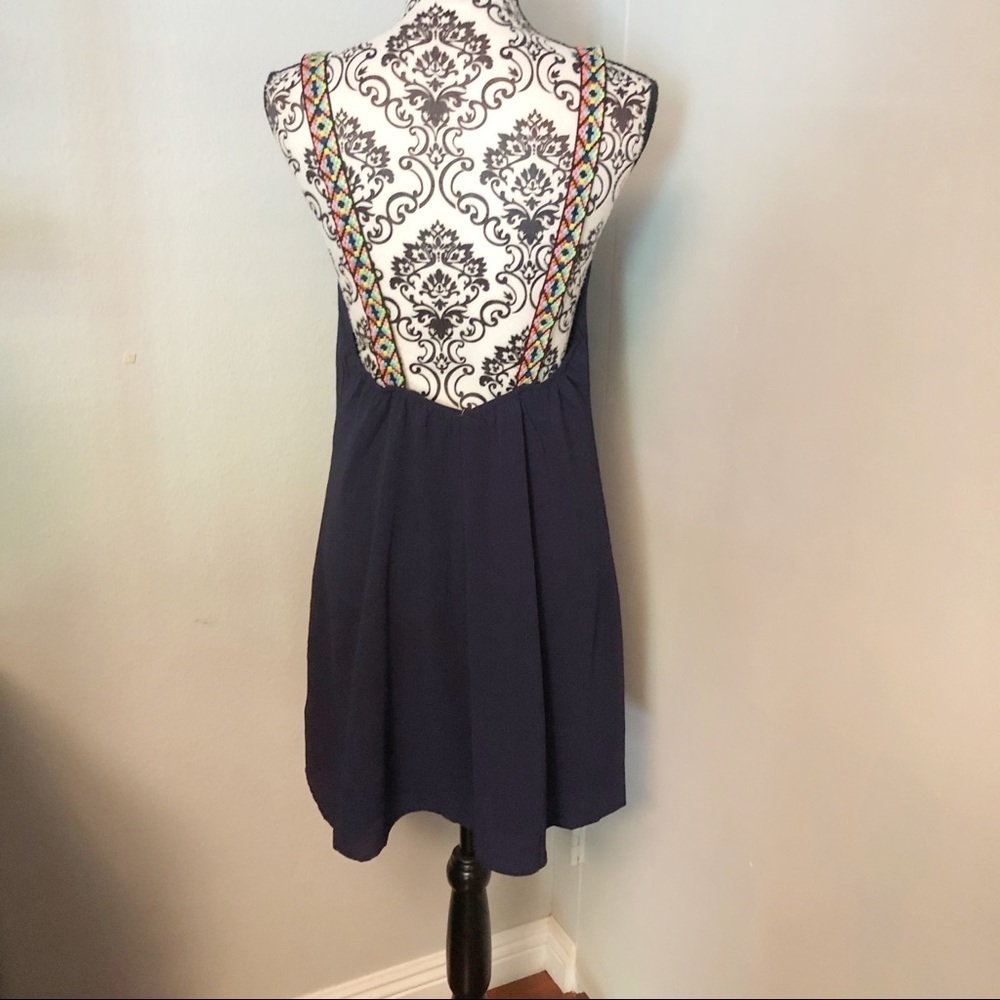 Leshop Tribal Print Strap Dress NWOT - Picture 2 of 5